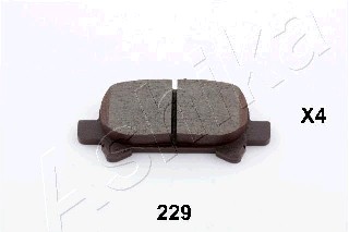 Тормозные колодки задние дисковые KAVO PARTS арт. 51-02-229