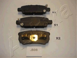 Тормозные колодки задние дисковые TEXTAR арт. 51-05-508