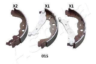Комплект задних тормозных колодок KAMPOL арт. 55-00-015