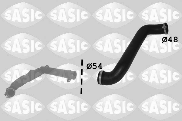 Трубка нагнетаемого воздуха SASIC 3336308
