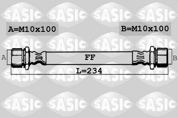 Тормозной шланг METZGER арт. SBH6366