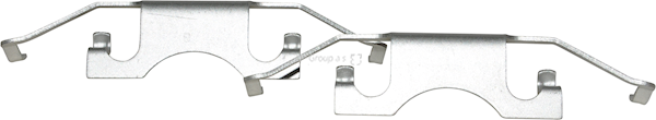Монтажний к-кт гальмівних колодок зад. MB W211/W220 02-08 QUICK BRAKE арт. 1363750310