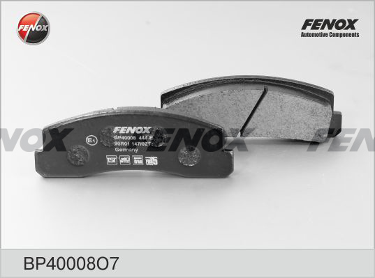 Тормозные колодки передние дисковые WOKING арт. BP 40008 O7