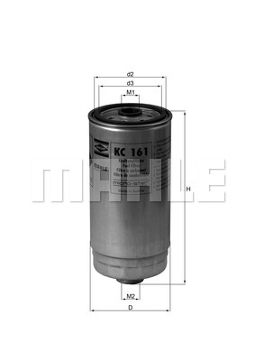 Топливный фильтр PURFLUX арт. KC 161