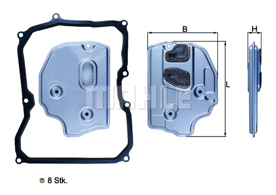 Гидрофильтр, автоматическая коробка передач BLUE PRINT арт. HX 150KIT