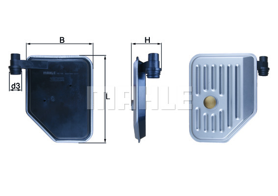 Гидрофильтр, автоматическая коробка передач BLUE PRINT арт. HX 156