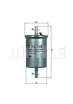 Топливный фильтр MFILTER арт. KL 165