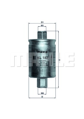 Топливный фильтр MANN-FILTER арт. KL182