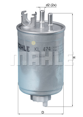 Топливный фильтр FRAM арт. KL 474