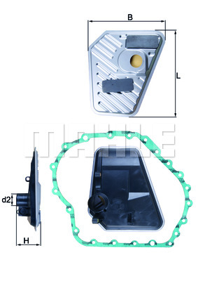 Гидрофильтр, автоматическая коробка передач FEBI BILSTEIN арт. HX 168D