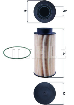 Фільтр палива HENGST FILTER арт. KX182D