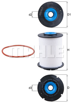 Топливный фильтр KAVO PARTS арт. KX 404D