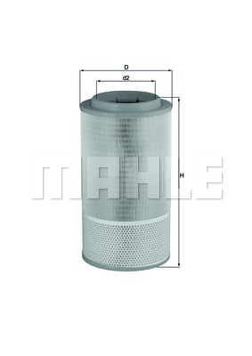 Фільтр повітряний MAN TGA/TGL/TGM/TGS 00- FEBI BILSTEIN арт. LX1024