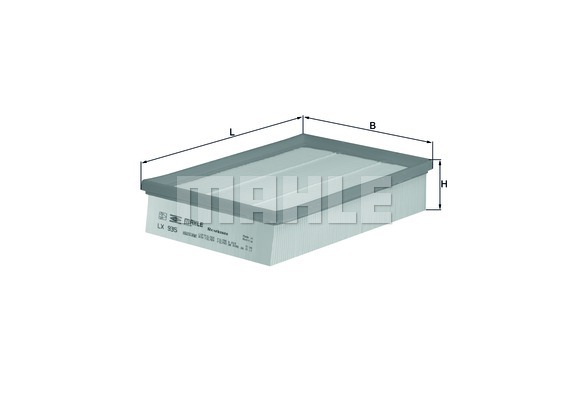Воздушный фильтр BLUE PRINT арт. LX 935
