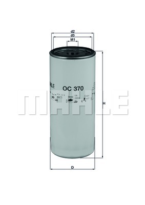 Масляный фильтр BOSCH арт. OC370