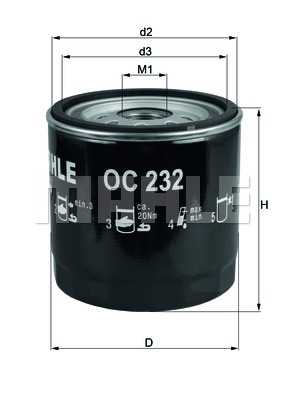 Масляный фильтр FRAM арт. OC 232