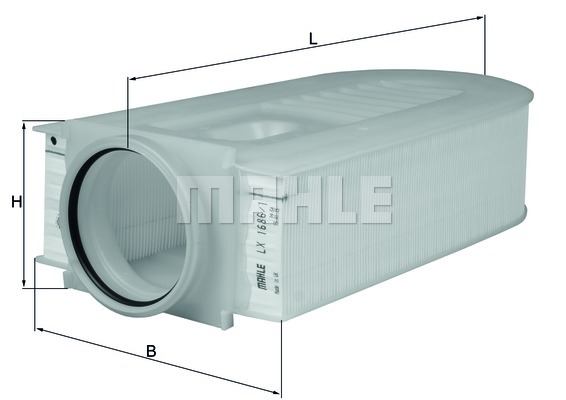 Воздушный фильтр MANN-FILTER арт. LX 1686/1