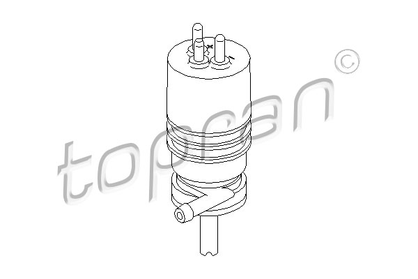 Помпа омивача HERTH+BUSS ELPARTS арт. 400117