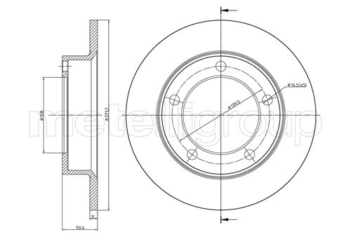 Тормозной диск BREMBO арт. 800-206