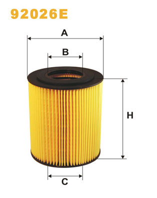 Фільтр оливи KNECHT арт. 92026E
