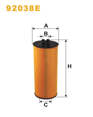 Фільтр оливи MANN-FILTER арт. 92038E