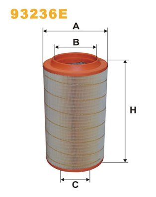 Фільтр повітряний FEBI BILSTEIN арт. 93236E