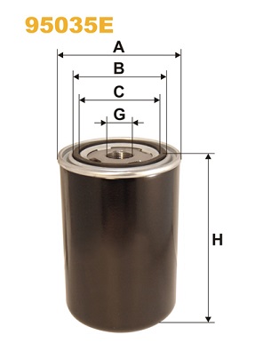 Фільтр паливний HENGST FILTER арт. 95035E