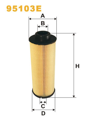 Фільтр паливний HENGST FILTER арт. 95103E