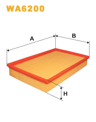 Воздушный фильтр UFI арт. WA6200