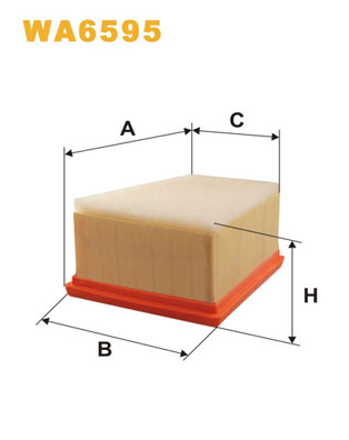 Воздушный фильтр RENAULT арт. WA6595