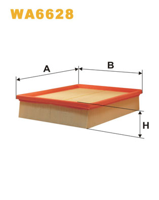 Воздушный фильтр CHAMPION арт. WA6628