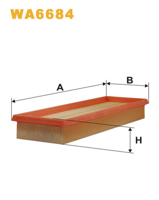 Воздушный фильтр WIX FILTERS WX WA6684