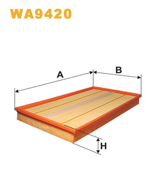 Воздушный фильтр MERCEDES-BENZ арт. WA9420