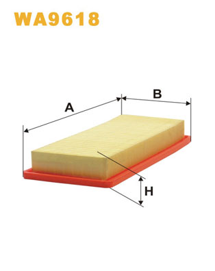 Фільтр повітряний Citroen Nemo/Peugeot Bipper 1.4i 08- UFI арт. WA9618