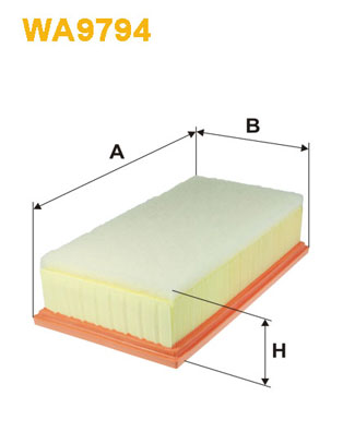 Воздушный фильтр  арт. WA9794