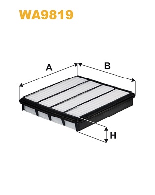 Воздушный фильтр KAVO PARTS арт. WA9819