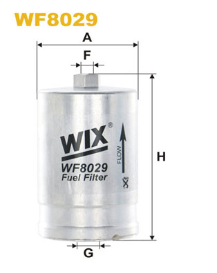 Топливный фильтр UFI арт. WF8029