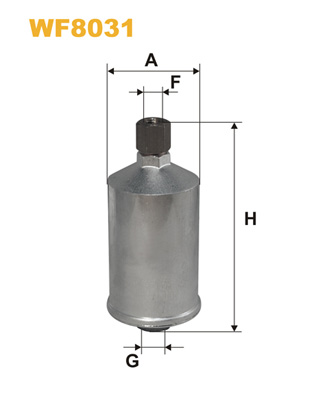 Топливный фильтр FILTRON арт. WF8031