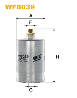 Топливный фильтр CHAMPION арт. WF8039