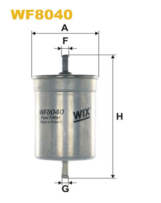Топливный фильтр WUNDER арт. WF8040