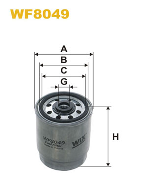 Топливный фильтр FRAM арт. WF8049