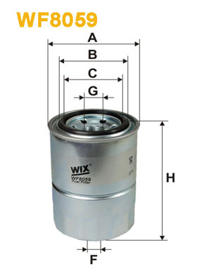 Топливный фильтр KNECHT арт. WF8059