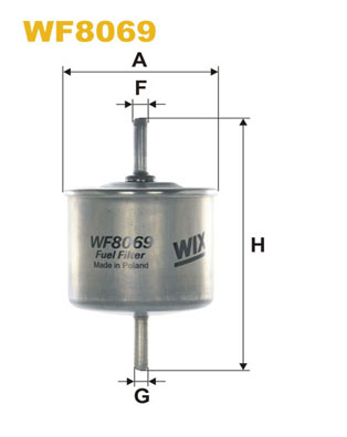 Топливный фильтр UFI арт. WF8069