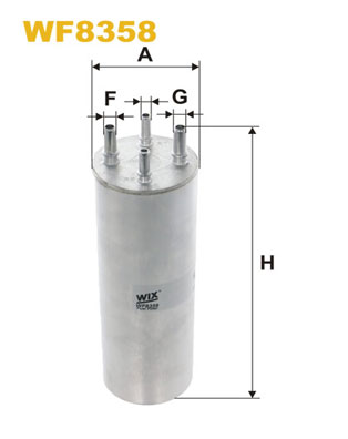 Топливный фильтр MANN-FILTER арт. WF8358WIX