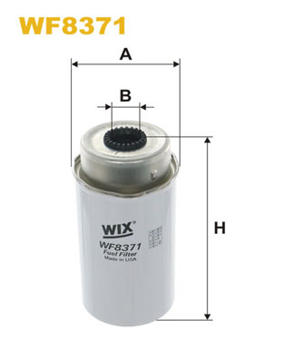 Топливный фильтр MFILTER арт. WF8371
