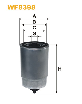 Топливный фильтр BOSCH арт. WF8398