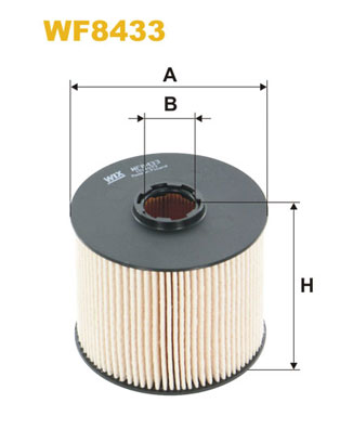 Топливный фильтр MANN-FILTER арт. WF8433
