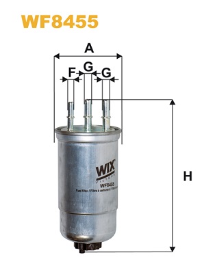Топливный фильтр HENGST FILTER арт. WF8455