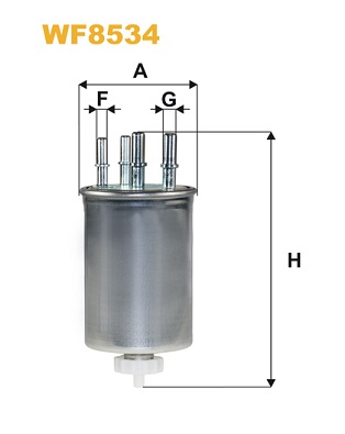 Топливный фильтр KNECHT арт. WF8534