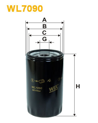 Масляный фильтр BOSCH арт. WL7090